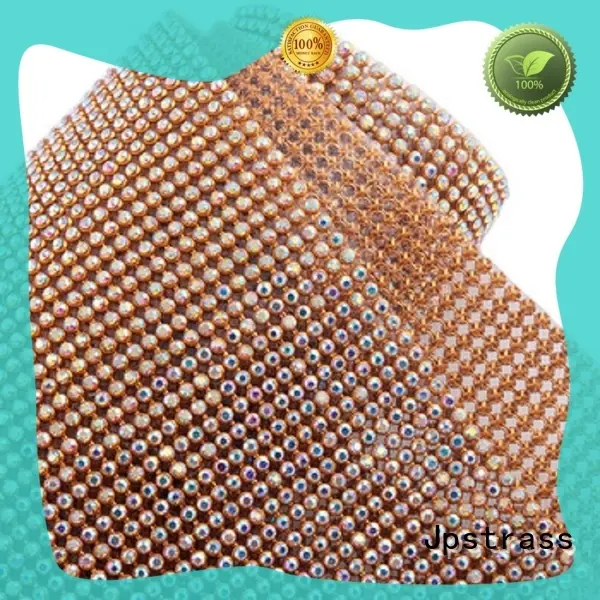 Jpstrass costume gold rhinestone mesh series for online 1