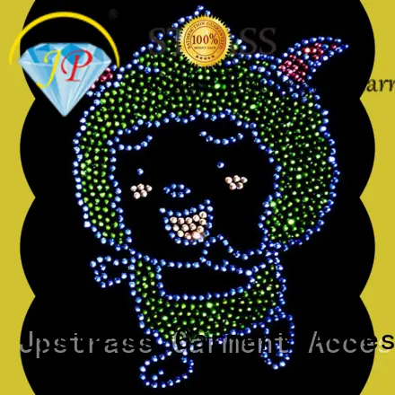 custom dance rhinestone iron on transfers transfers factory price for dress 1