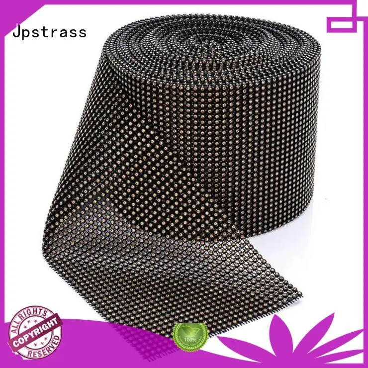wholesale gold rhinestone mesh black manufacturer for dress 1