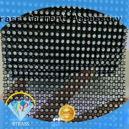 Jpstrass black rhinestone banding series for clothes 1