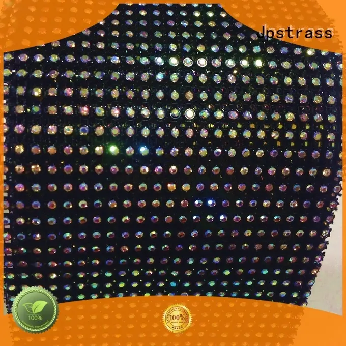 fancy plastic mesh sheet supper rhinestone for dress 1