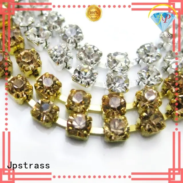 custom rhinestone cup chain wholesale crystal supplier for clothing 1