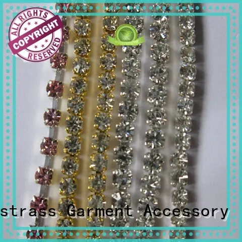 Jpstrass wholesale 4mm rhinestone chain factory for clothing 1