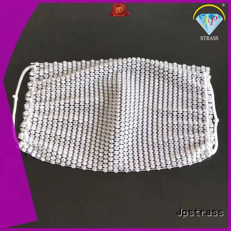 Jpstrass wedding gold rhinestone mesh roll vendor for sale 1