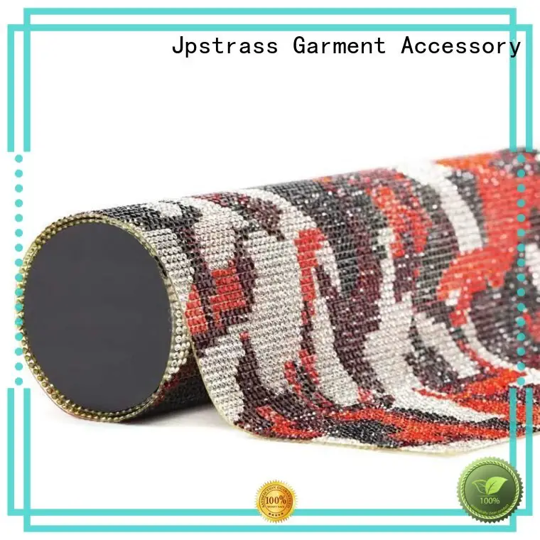 Jpstrass jp gold rhinestone mesh roll manufacturer for party 1