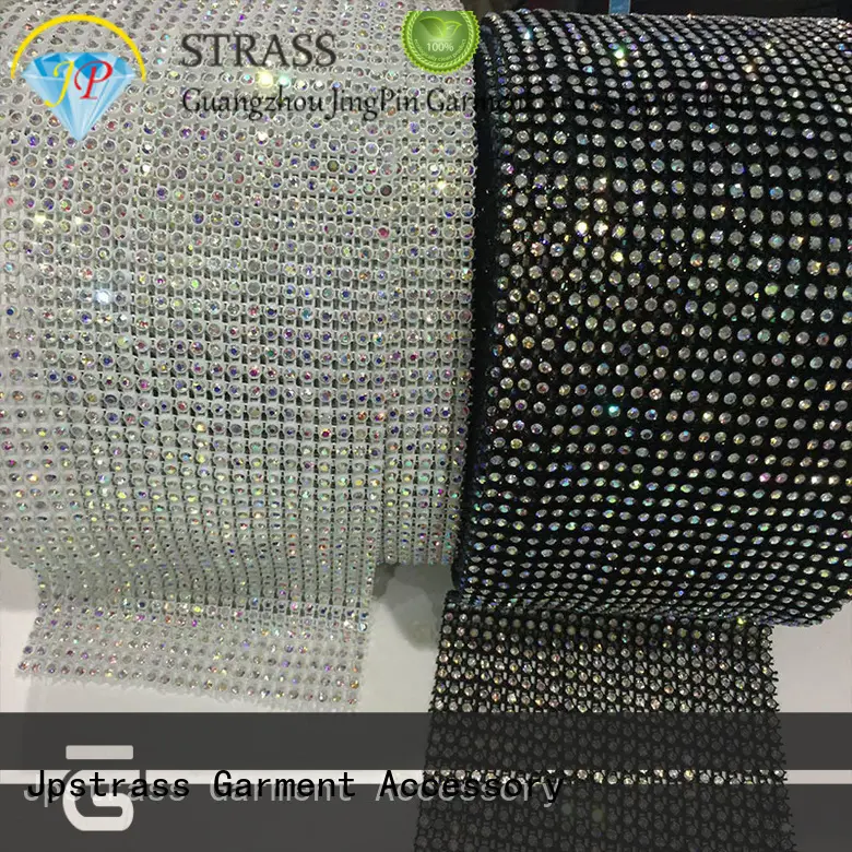 Jpstrass chain diamond mesh wrap roll sparkle rhinestone rhinestone for dress 1