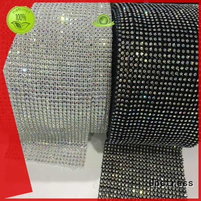 Jpstrass wholesale rhinestone mesh trim vendor for sale 1