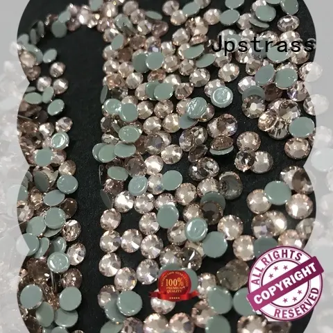 Jpstrass multicolors hot fix stone quality for shoes 1