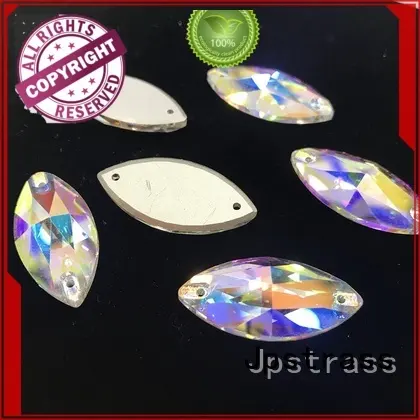 Jpstrass dresses flatback rhinestones wholesale business for clothes 1