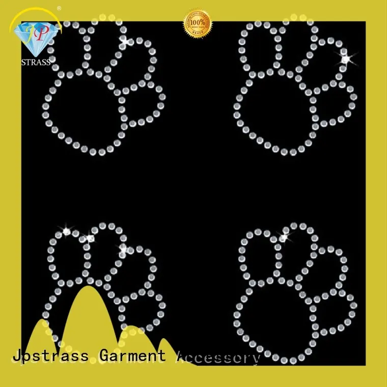 Jpstrass directly custom rhinestone t shirt transfers vendor for ballroom 1