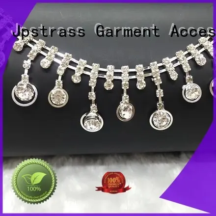 Jpstrass fancy silver rhinestone mesh business for party 1