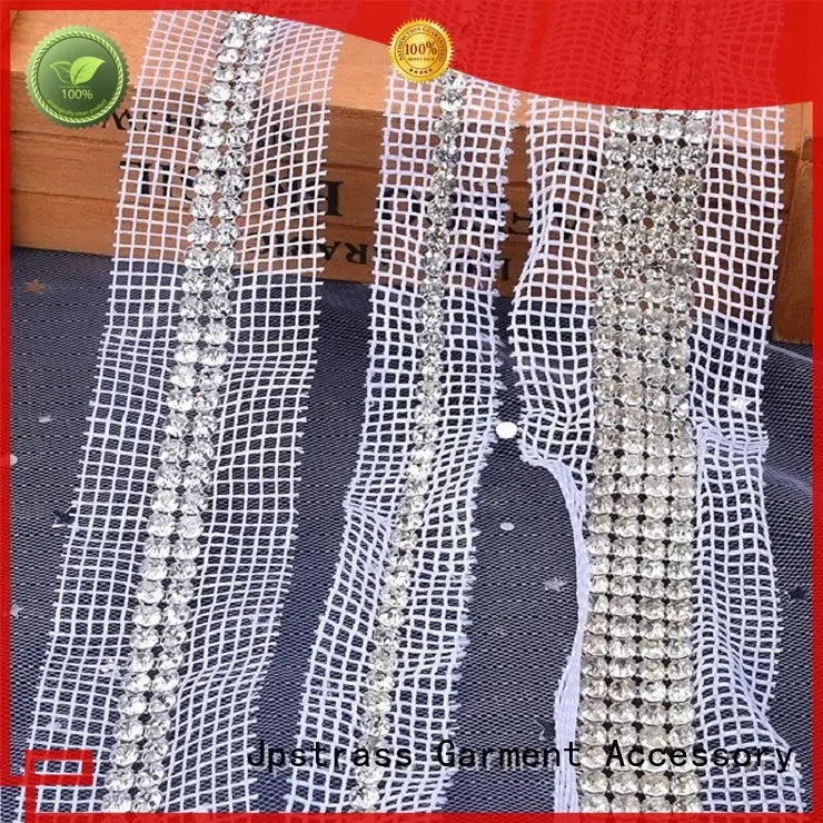 wholesale rhinestone mesh ribbon stone series for party 1