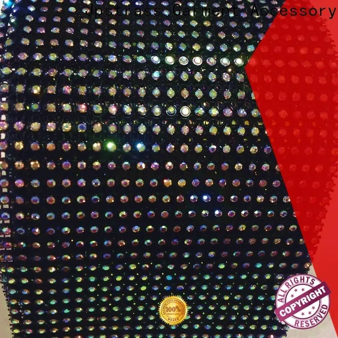 Jpstrass fancy rhinestone mesh wrap manufacturer for ballroom 1