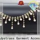 wholesale cup chain rhinestone metal factory price for shoes 1