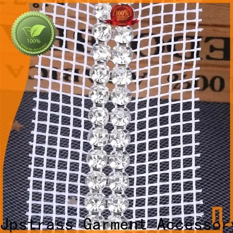 Jpstrass bulk purchase rhinestone mesh trim manufacturer for party 1