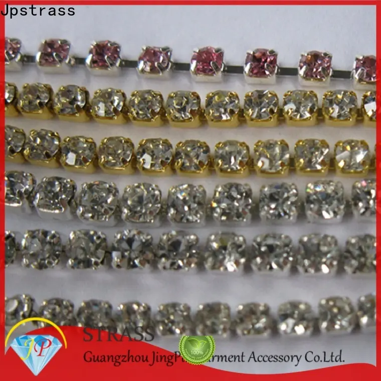 custom rhinestone chain wholesale pieces factory for dress 1