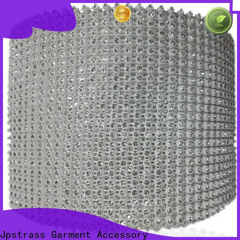 Jpstrass most rhinestone mesh ribbon business for dress 1