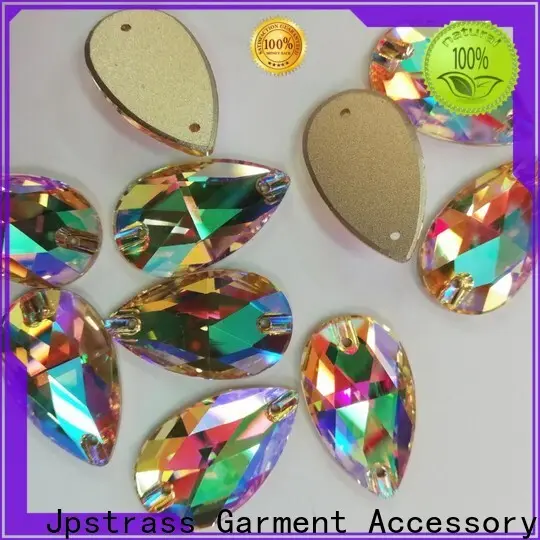 bulk buy rhinestone costume jewelry color teardrop sew factory for party 1