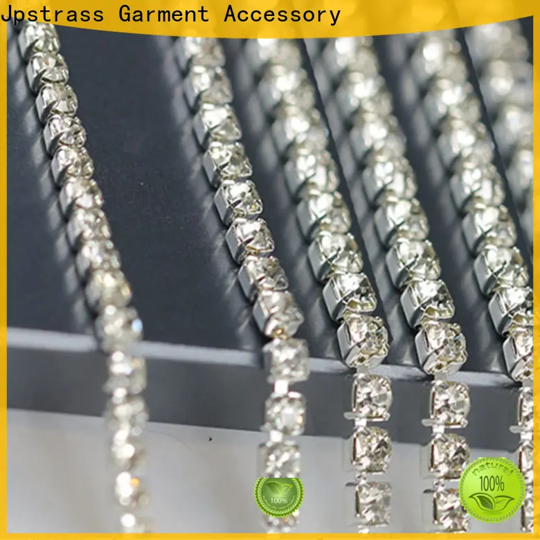 Jpstrass trimming cup chain rhinestone vendor for bags 1