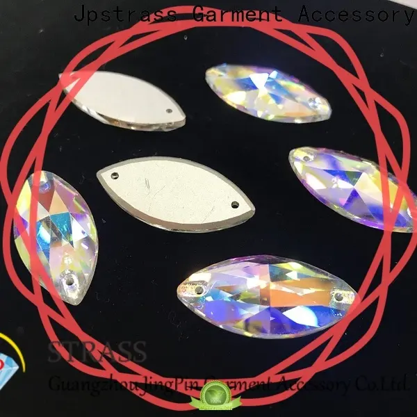 Jpstrass hole sew on flat back acrylic rhinestones business for sale 1