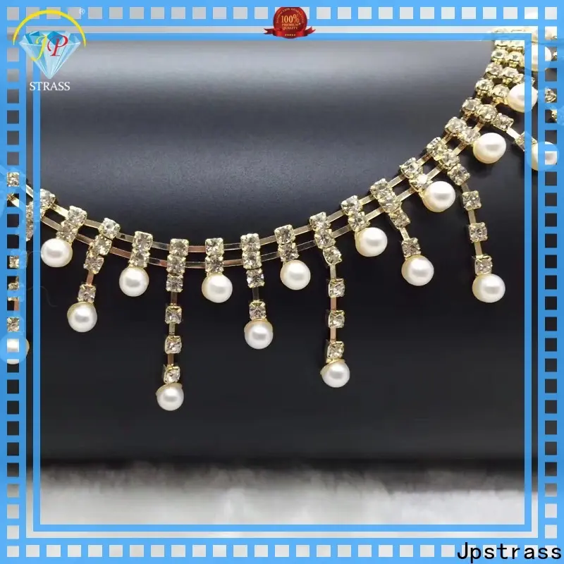 Jpstrass garnet wholesale rhinestone mesh business for dress 1
