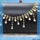 Jpstrass garnet wholesale rhinestone mesh business for dress 1