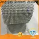 Jpstrass design rhinestone mesh ribbon vendor for party 1