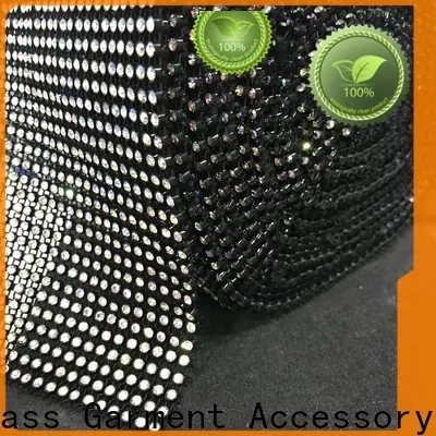 bulk buy 2mm rhinestone chain crystal factory price for bags 1