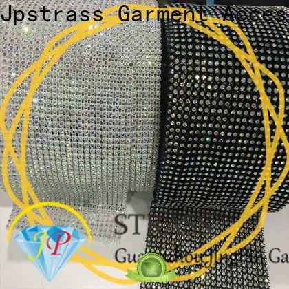 Jpstrass bulk buy rhinestone mesh trim vendor for dress 1