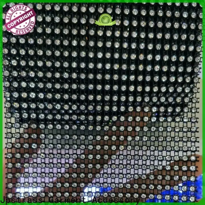 Jpstrass design rhinestone mesh roll wholesale vendor for dress 1