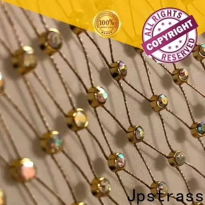 Jpstrass made rhinestone mesh ribbon series for ballroom 1