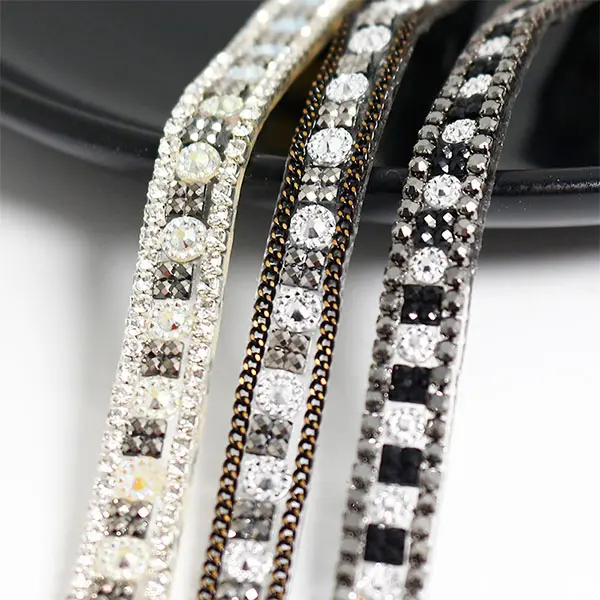 Heat rhinestone chain colth and shoes rhinestone trim 4