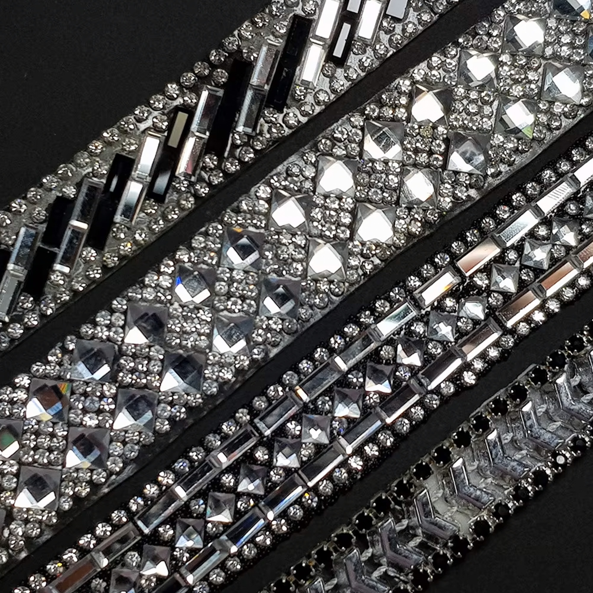 Heat rhinestone chain colth and shoes rhinestone trim 2