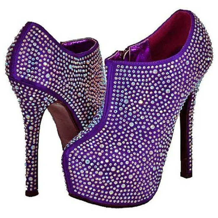 shiny crystal stones hot fix purple velvet color rhinestone making for transfer designs 1