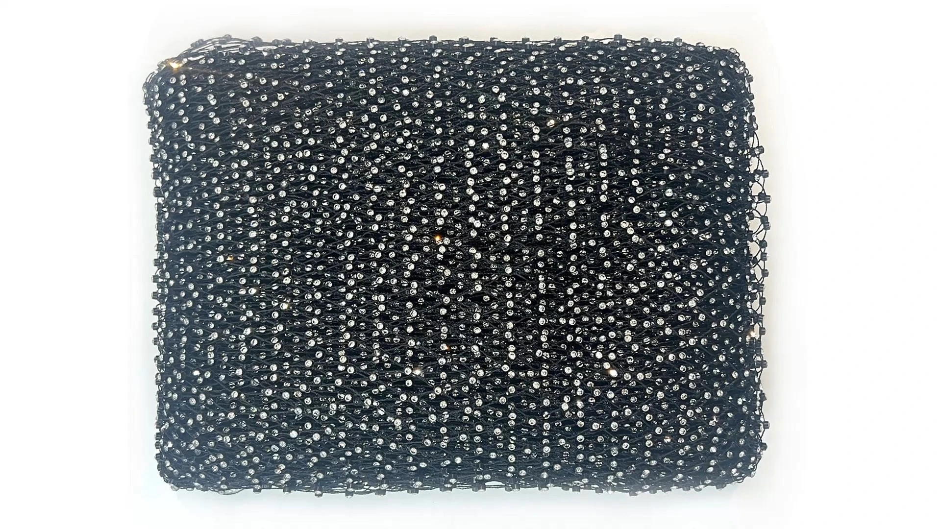 Elastic fishnet  rhinestone fabric mesh crystal trimming for garnet color fabrics decoration 1