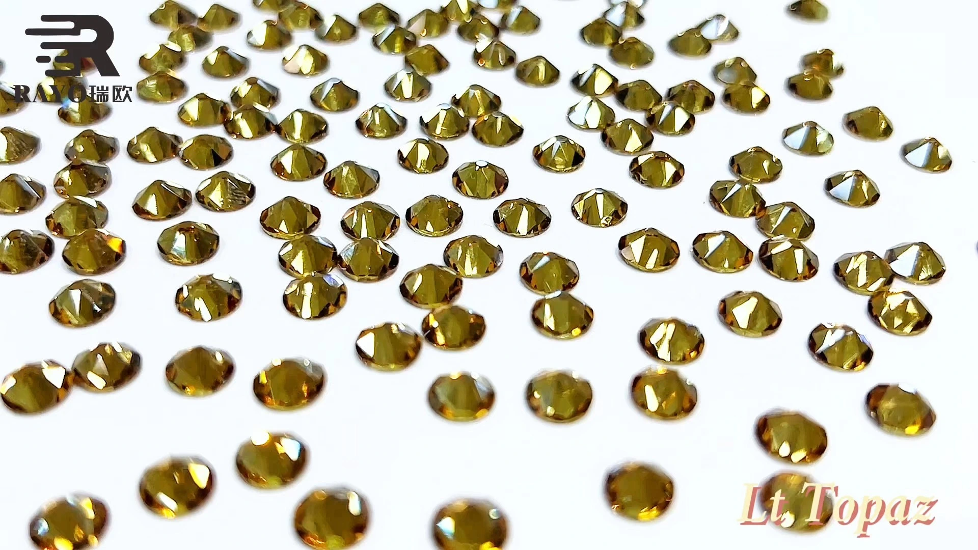 6A Korean grade 16 cutting shiny hot fix rhinestone loose flat back wholesale supplier 1