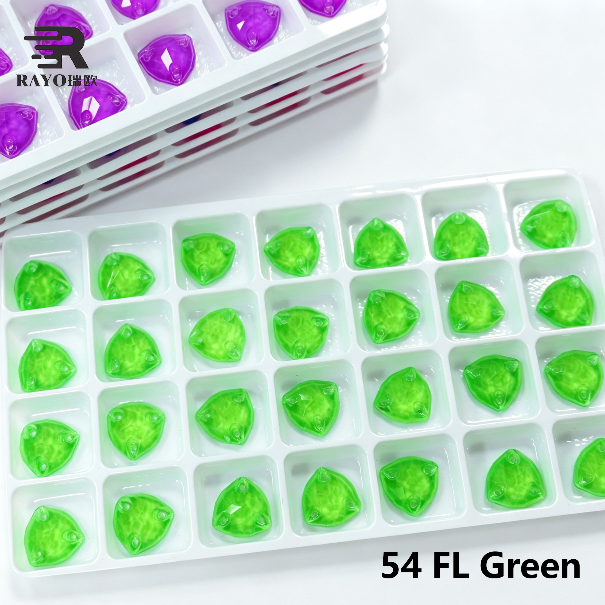 Neon Fluorescence Cosmic Flat Back Sew on Rhinestone Crystal Glass Rhinestones Sew on Jewelry Making 9