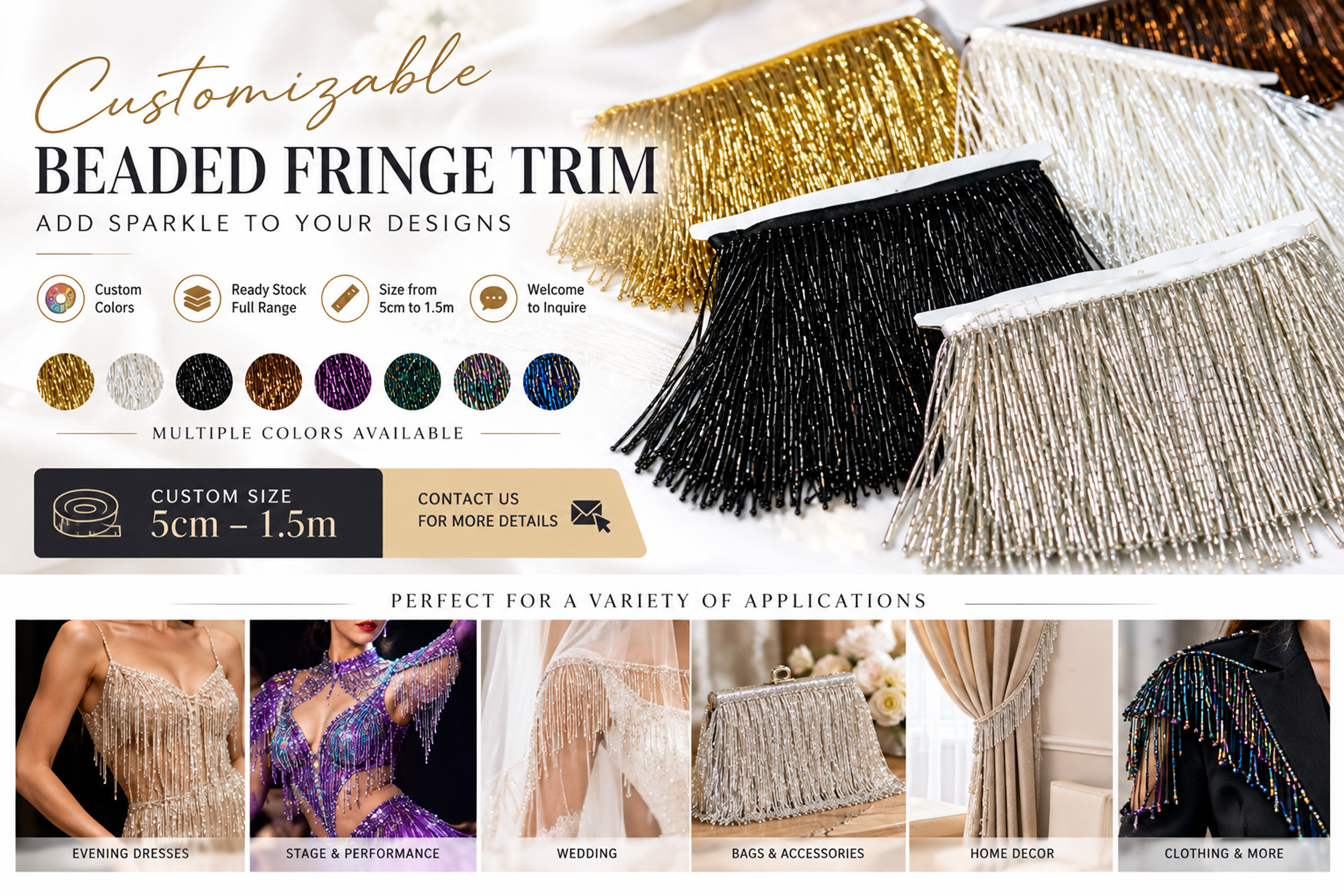Rhinestone Tassels DIY: The Complete Guide to Rhinestone Trim & Crystal Fringe Trim
