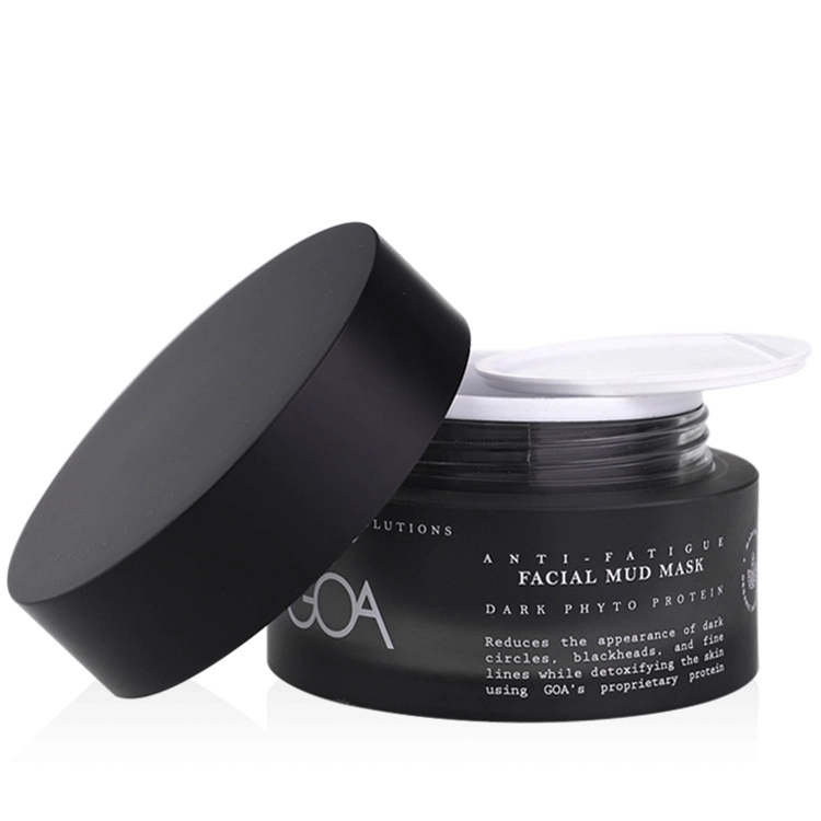 Gradient Gray Acrylic Jar Empty Jar 30ml 50ml 60g 100ml 120ml 150ml With Black Screw Cap And Gasket BEST-70464 1