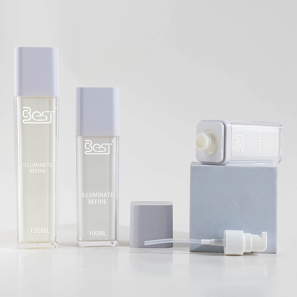 Hot Sale Skin Care Empty Luxury Cosmetic packaging 50ml 100ml 150ml Plastic Clear Bottles BEST-70777 1
