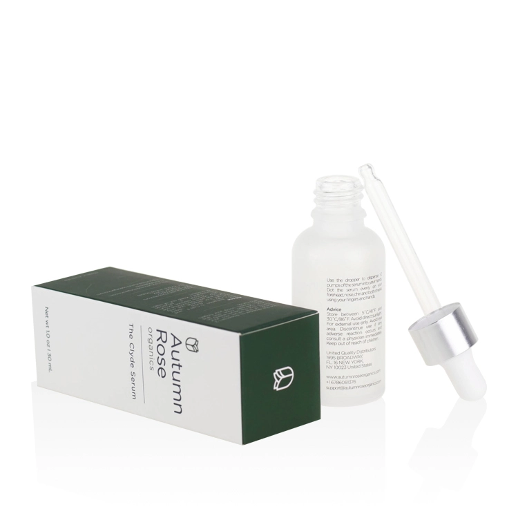 Luxury glass dropper bottle 5ml 10ml 15ml 30ml 50ml empty cosmetic dropper bottle white dropper bottles with box BEST-60409 1