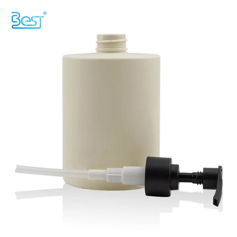 Plastic Bottles Shampoo Packaging Bottles Cosmetic Bottle With Black Scream Pump BEST-70648 1