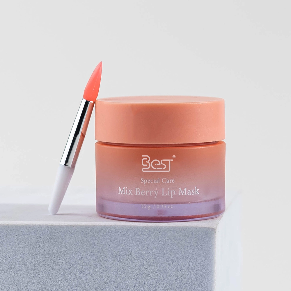 10g Faded Pink Empty Lip Mask Container: Customizable Plastic Screw-Lid Jars BEST-70772 1