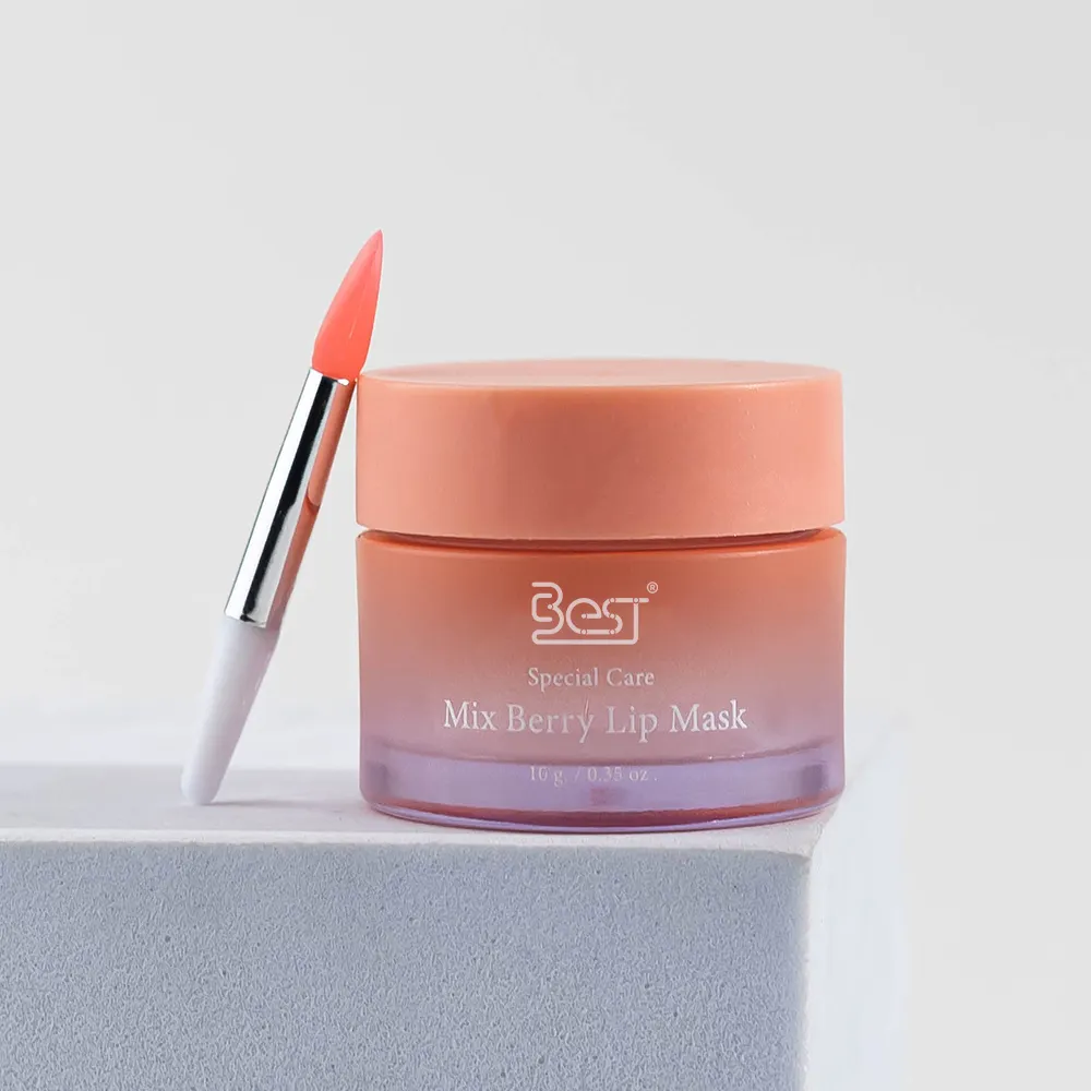 10g Faded Pink Empty Lip Mask Container: Customizable Plastic Screw-Lid Jars BEST-70772-1 6