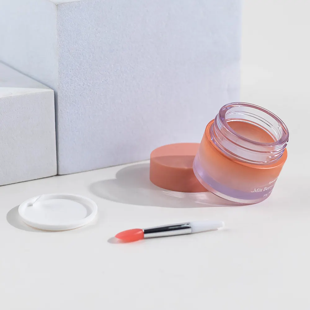 10g Faded Pink Empty Lip Mask Container: Customizable Plastic Screw-Lid Jars BEST-70772-1 5