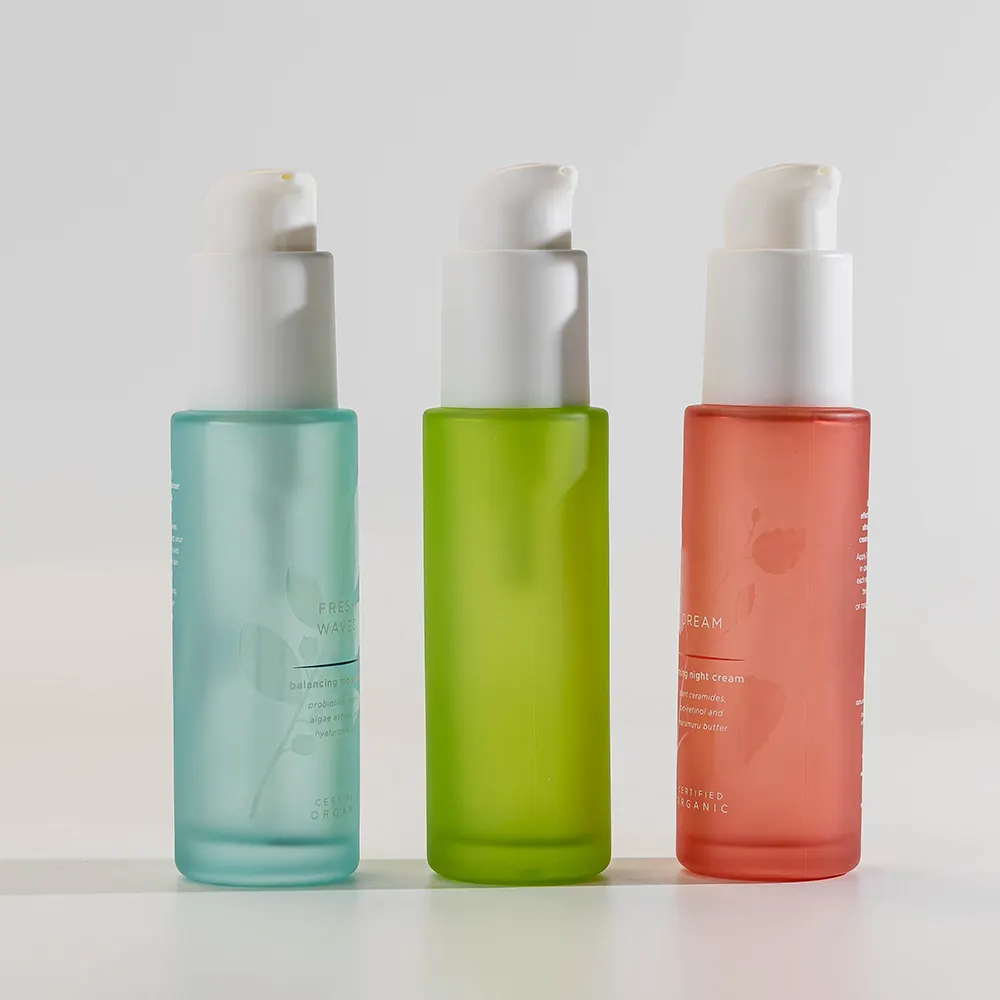 Frosted Glass Lotion Bottles Custom by Best 4