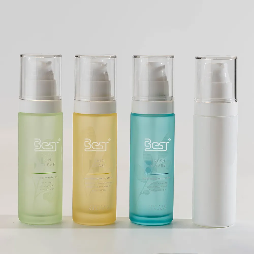 Frosted Glass Lotion Bottles Custom by Best 6