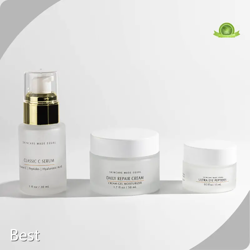 Glass Lotion Bottles with Pump Custom Cosmeticsupplier 1