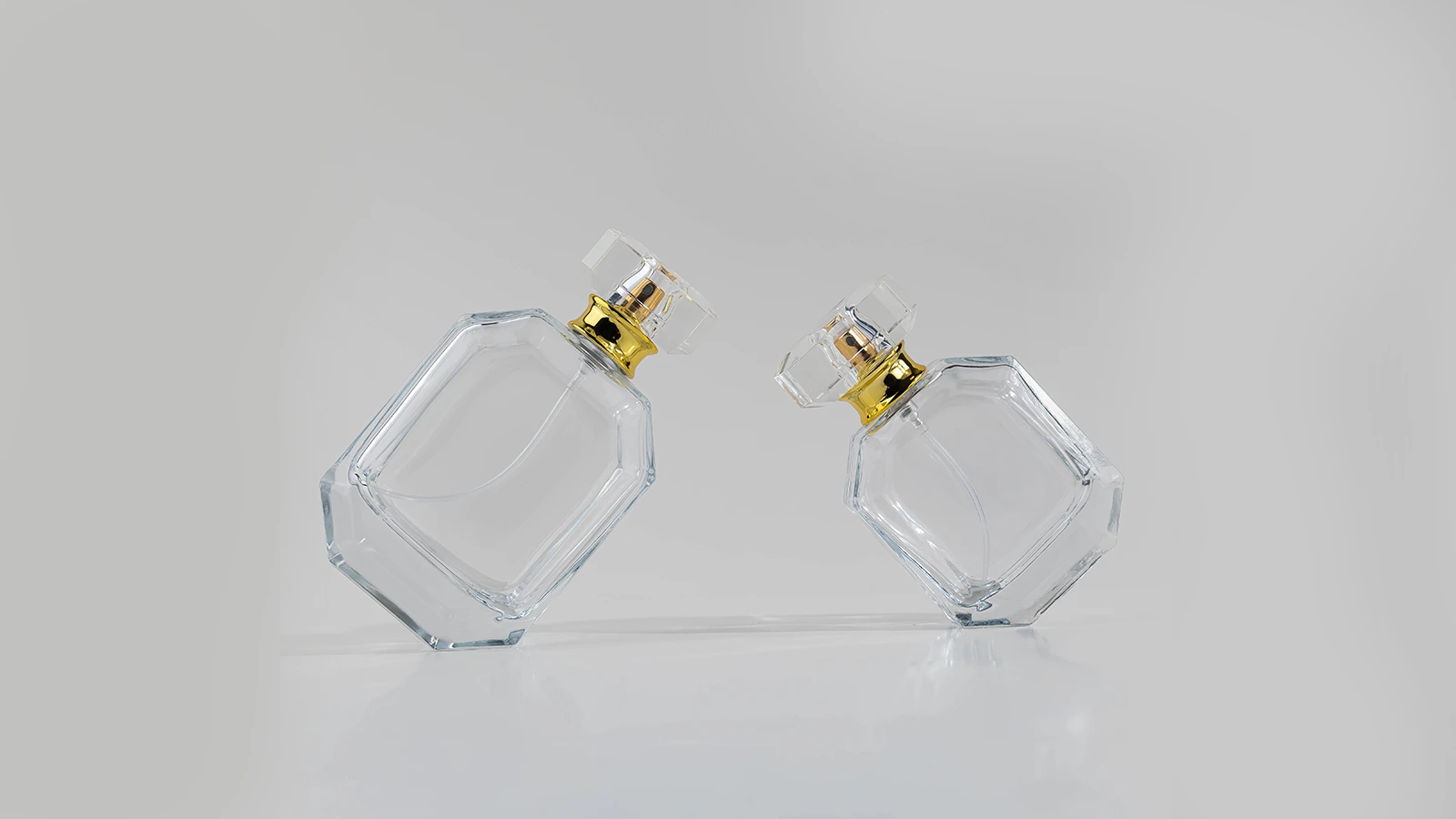Eco-Friendly Unique Polygonal Perfume Bottle 50ml/100ml, Modern Design for Daily Use BEST-23321 1