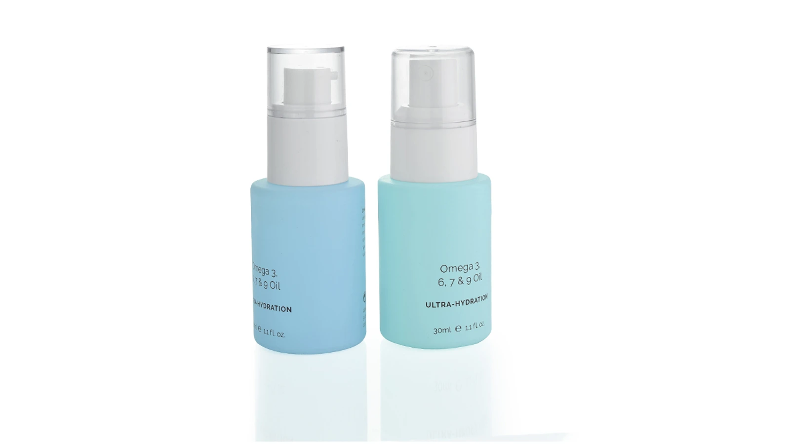 Wholesale Empty Blue Glass Bottles with Pump - Multi-Size Lotion Containers for Skincare & Cosmetics (15ml-100ml) BEST-30812 1